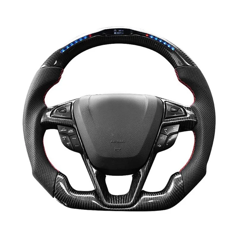 Custom forged carbon fiber steering wheel to fit 2016-2023 Ford Focus ST RS MK2 MK3 MK4 car steering wheel