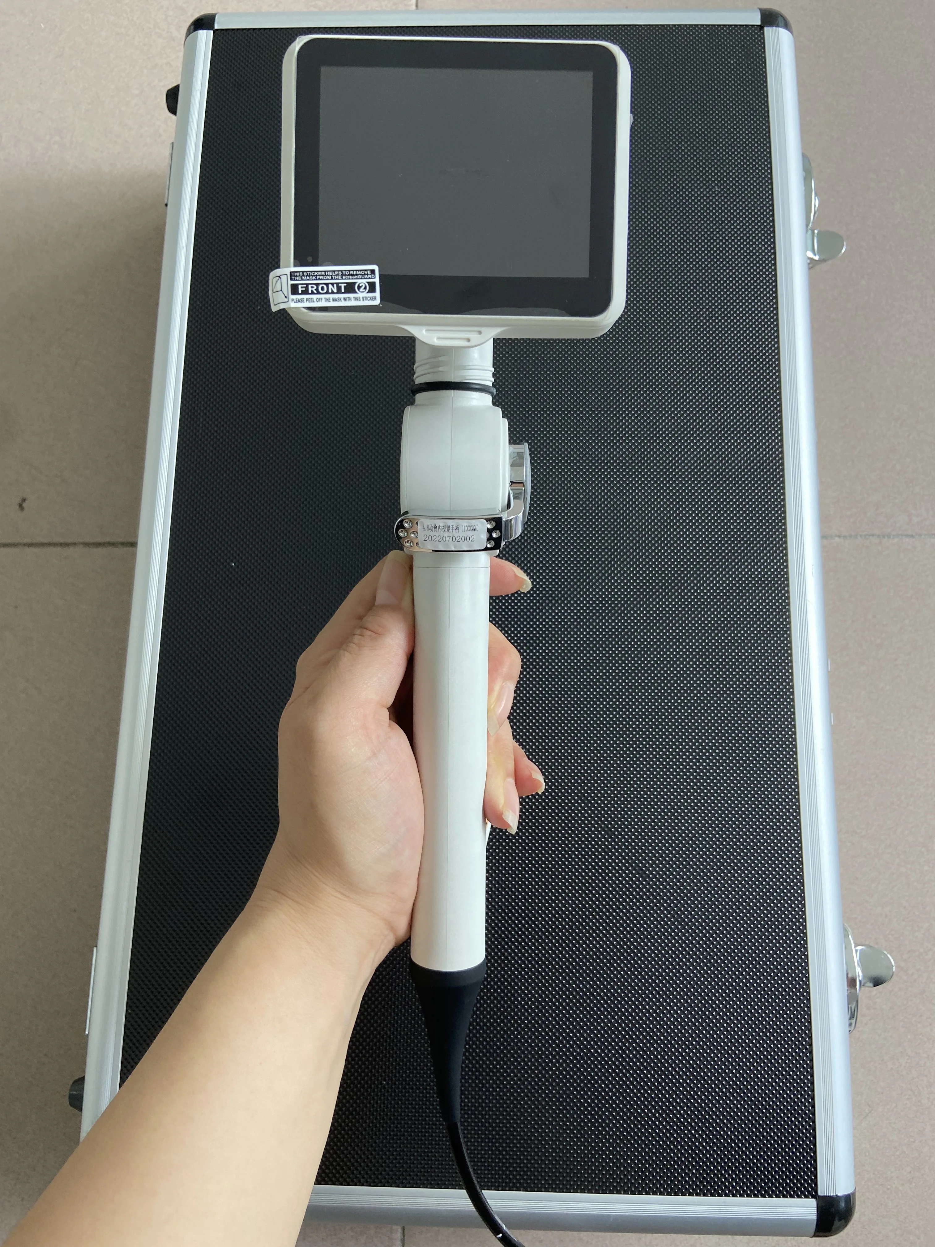 4.8mm flexible video VET endoscope laryngoscope with 2.6mm working channel for veterinary