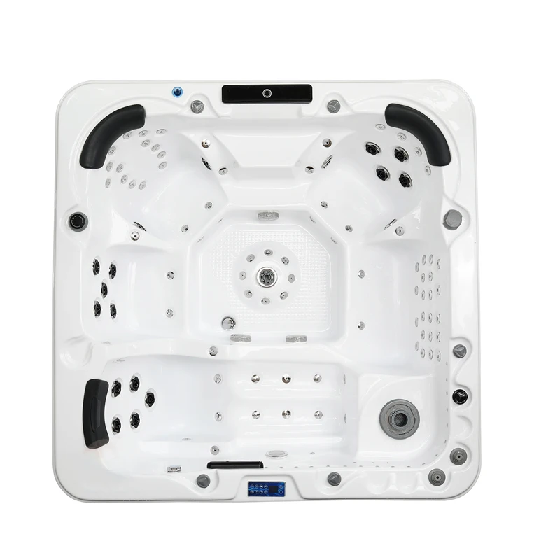 Jialemei  5 person   Jaccuzi Air bubble Jets Acrylic Massage Big Bathtub Jakuzi Outdoor Spa Pool Hot Tub Balboa Control