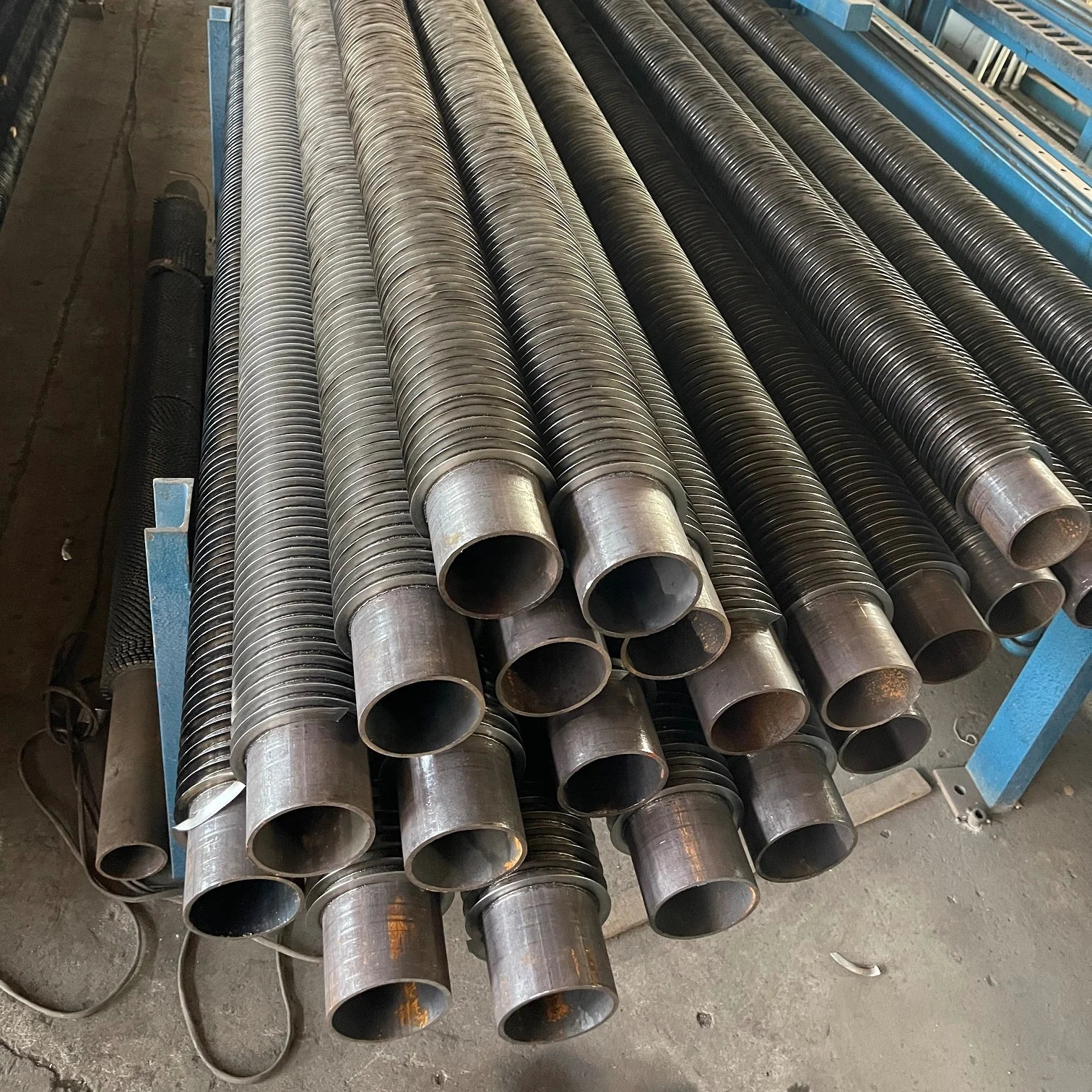Special Seawater Spiral Steel Fin Tube Heat Exchanger for Gas Compressor