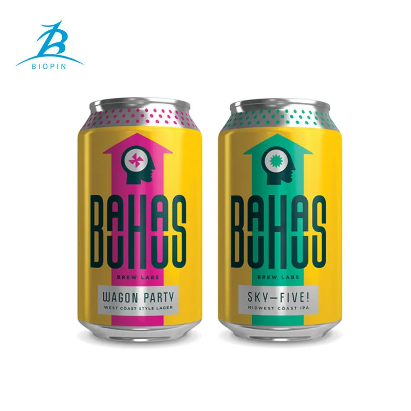 Empty printed metal aluminum can 190ml 250ml 330ml 500ml cans 12oz 16oz cans for soda energy drink beverage beer packaging