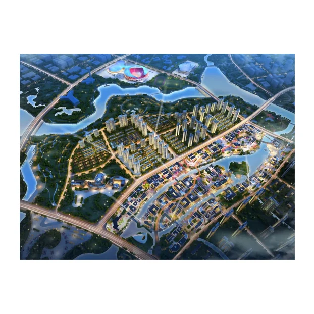 High Quality 1.5 Hours Bay Area High Speed Rail Life Circle Prefabricated Modular House Real Estate Investment