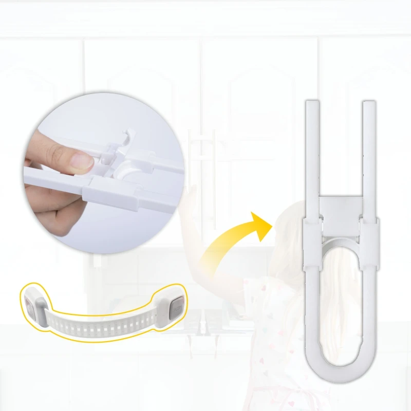 Prodigy SL002 High Quality Refrigerator Door Lock Durable Kitchen Cabinet Lock Sliding Door Lock