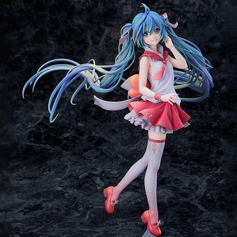 Action Anime Figures Hatsune Miku Figure Mikai Music-san Max Factory V4 CHINESE Toys for Boys Christmas Gift Free Shipping Items