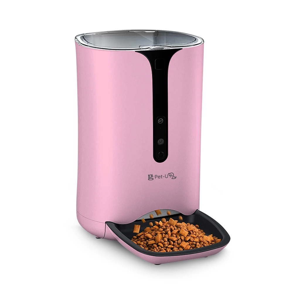 Wholesale Wifi/Video/APP Smart Automatic Dog Cat Pet Feeder Intelligent Electric Puppy Kitty Food Treat Dispenser Feeding Bowl