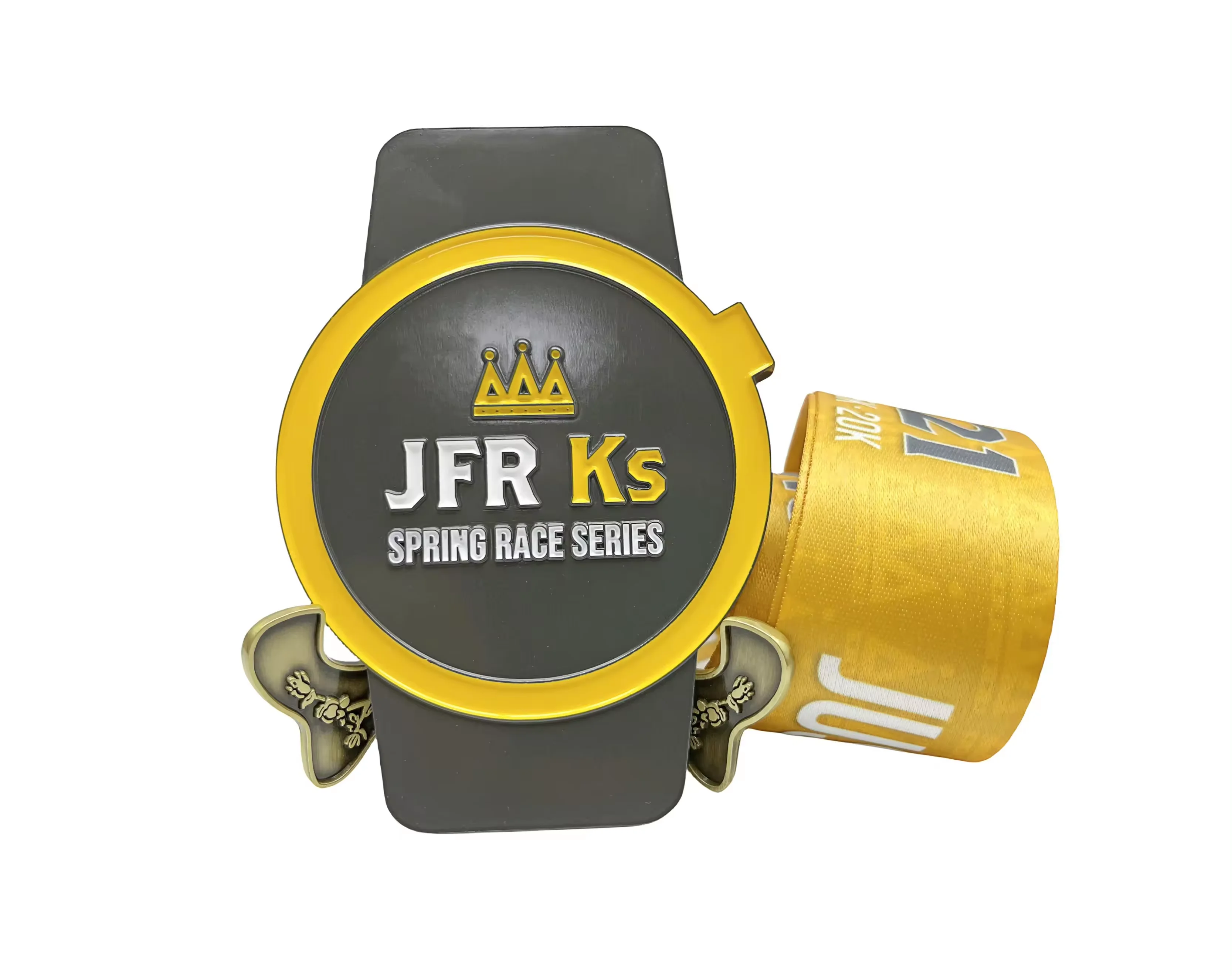 Custom manufacture medals Yellow Color Zinc Alloy Cute Medal for Souvenir from JINGHUI