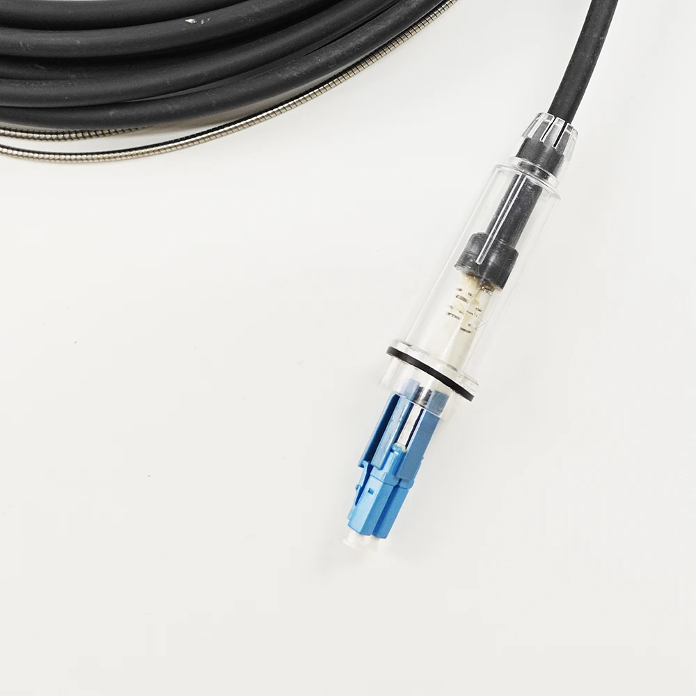 CPRI Cable Fibervision Outdoor Fiber Optical  Protected Brunch Armored Cable SM Outdoor cable with ODVA DLC/UPC connector