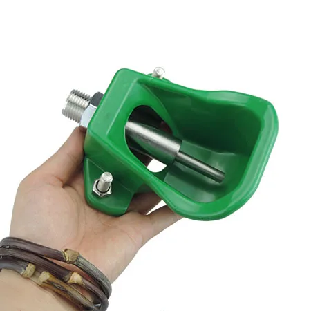 Автоматический пластиковый зеленый из нержавеющей стали поросенок овечьей козы поилка для сосков