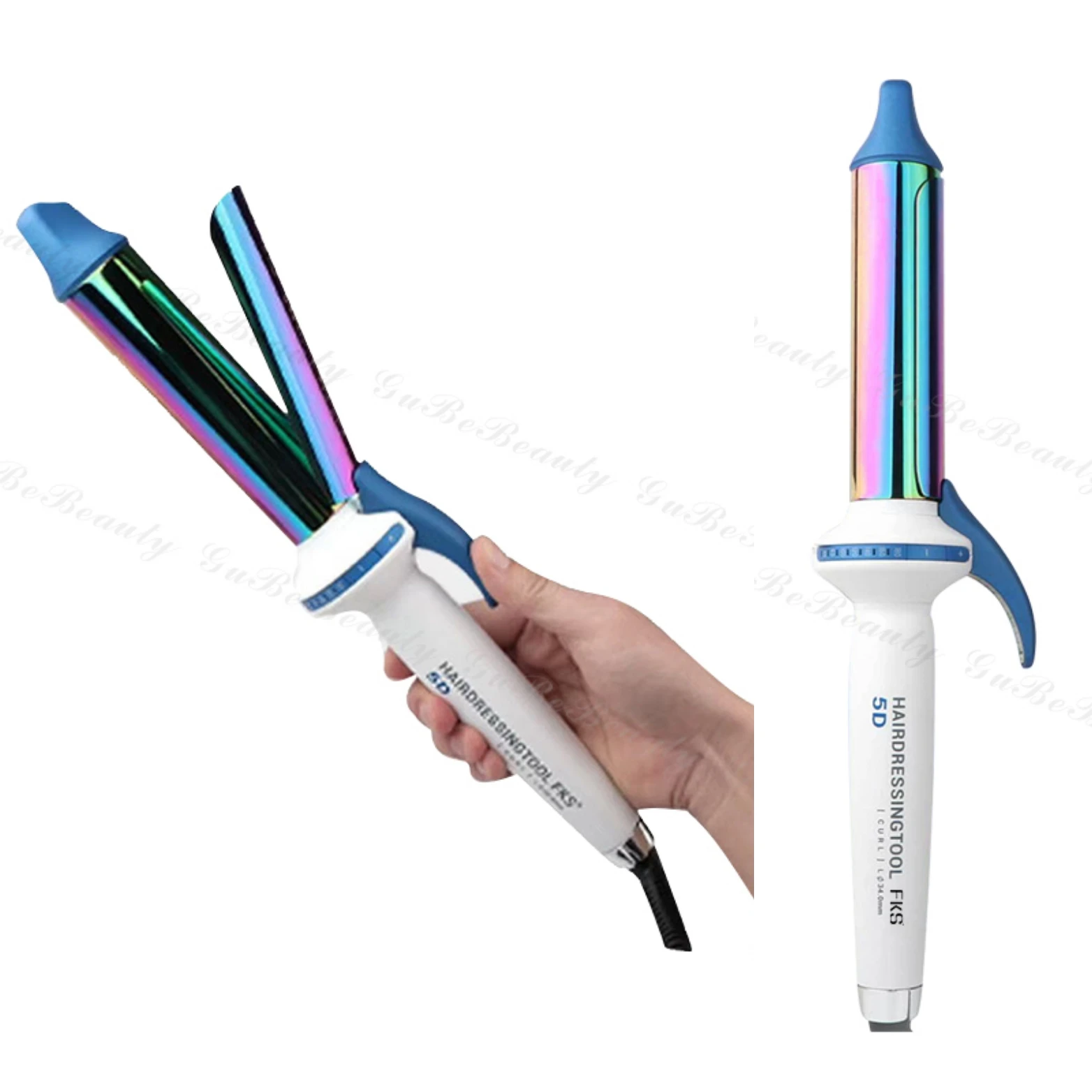 Gubebeauty high quality professional rotating hair curler wave hair curling wand for homeuse salon hairstyle DIY with FCC&CE