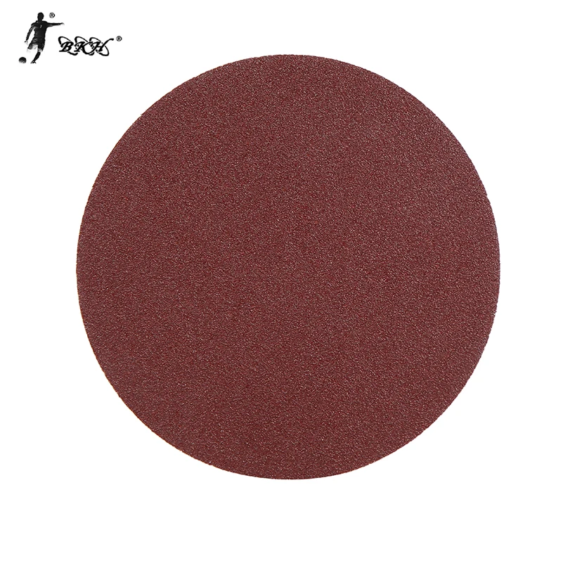 BKH Manufacture High Quality Red Color Aluminum Oxide Circular Abrasive Sanding Disc For Grind Metal Stone
