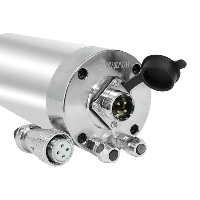 YFK GDZ Woodworking Spindle 1.5KW ER11 ER16 Diameter 80 Water-Cooled Spindle Motor 4 Bearings For CNC Milling Machine Engraving