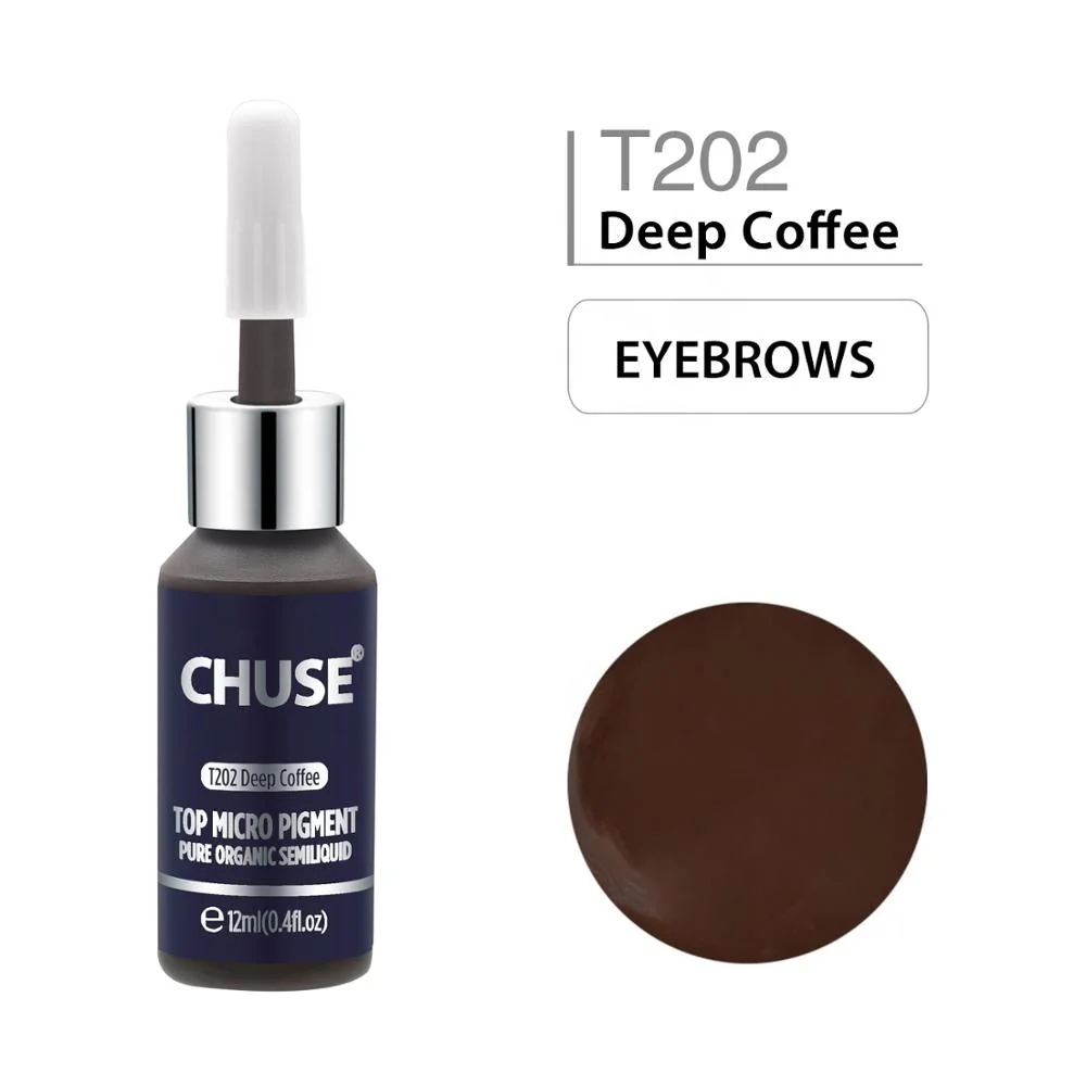 Wholesale 12ml Eye Brow Semi Permanent Makeup Ink Good Price Organic Tattoo Color Pigment