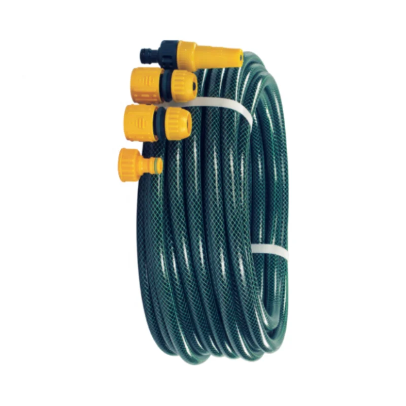 Agriculture flexible PVC braided reinforced spray water fire air pipe high pressure Plastic spray hose 1/4 5/8 inch