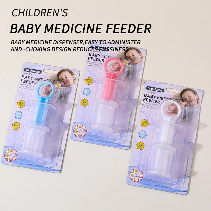 Medicine Dropper Dispenser  Infant Fruit Juice Feeding Pacifier Nipple Type Anti-choking Silicone Baby Medicine Feeder