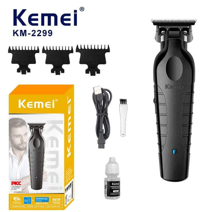 Professional Hair Trimmer Kemei 2299 for Men Barber Clippers Cordless Hair Clipper