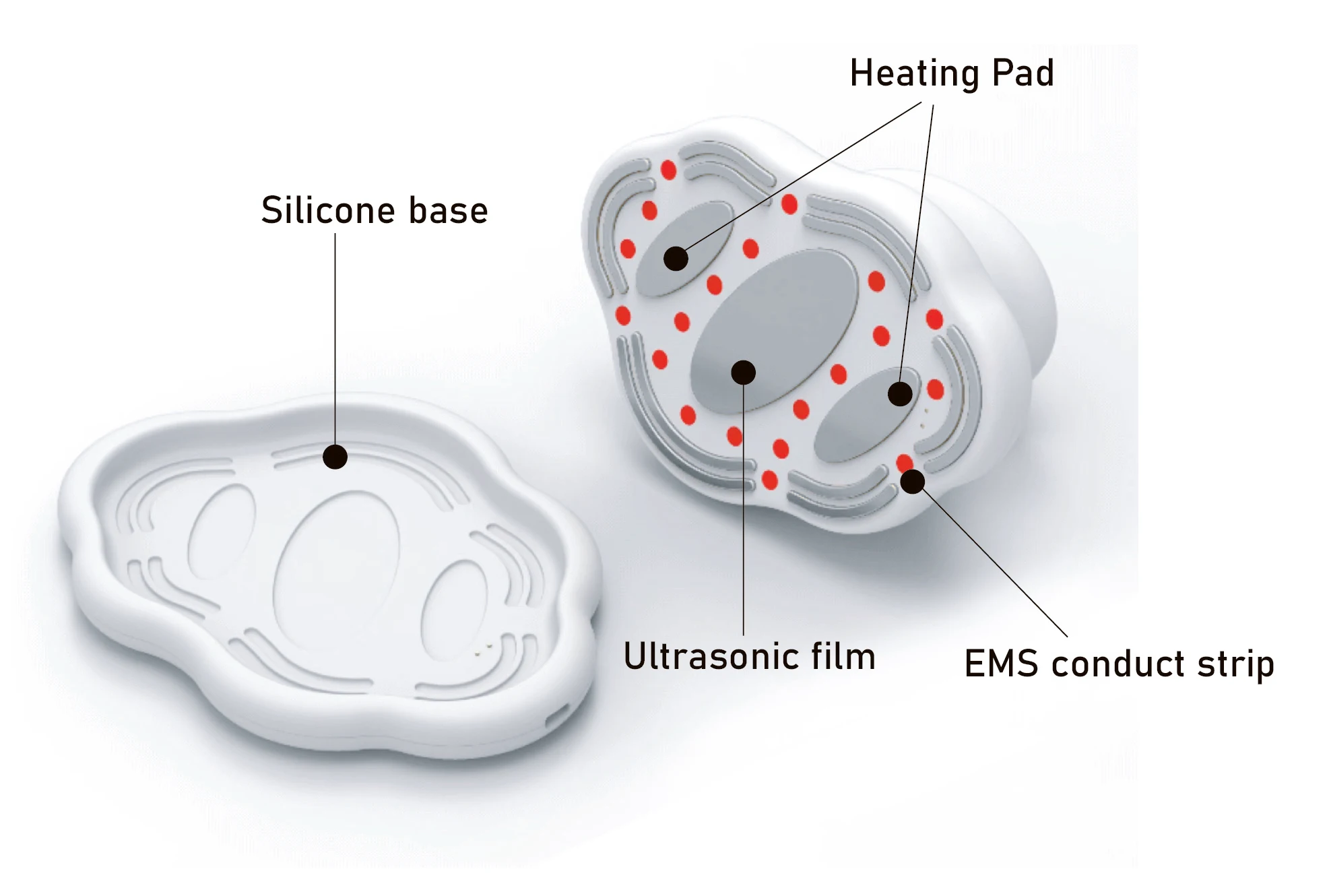 New Cloud like Shape Body Slimming Skin Tools Massager Loos Machine Cool Face Body Microwave Slimming Device Machine For Face