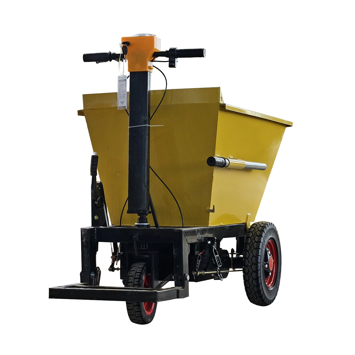 Construction tricycle engineering electric motor small garden concrete buggy wheel barrow cement tipper