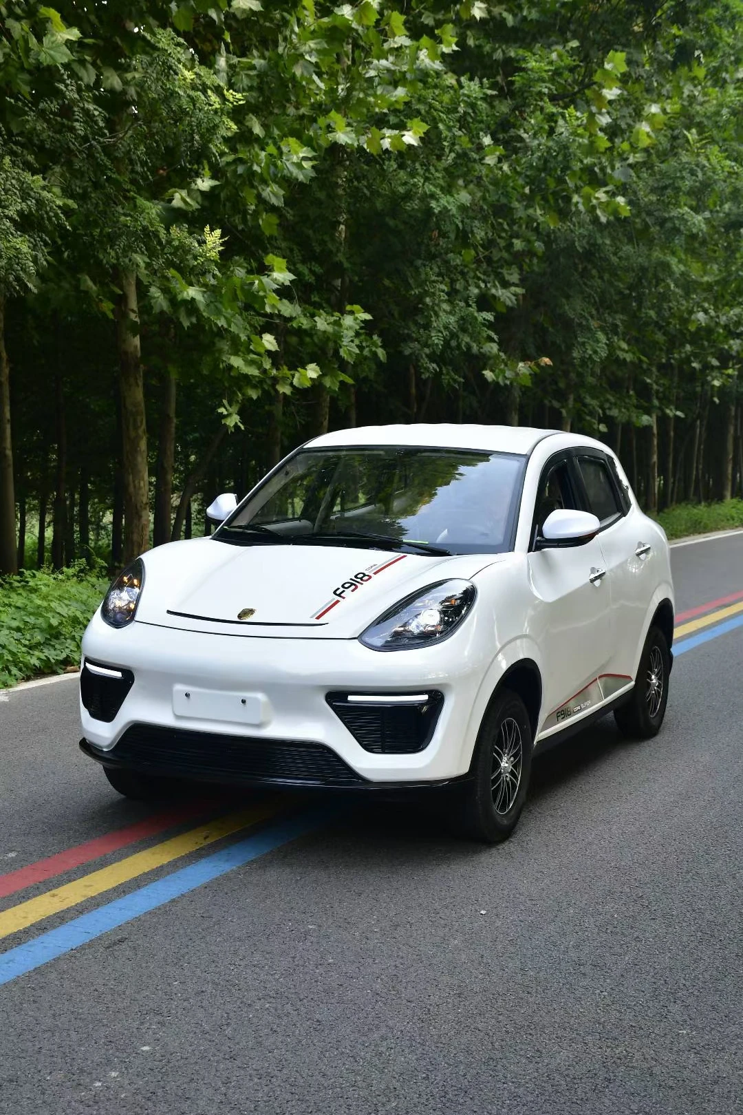 2024 New Design Electric Car F918 Both Steering Available Extend Available Pure Ev Car Range 80-120KM Popular EV Car