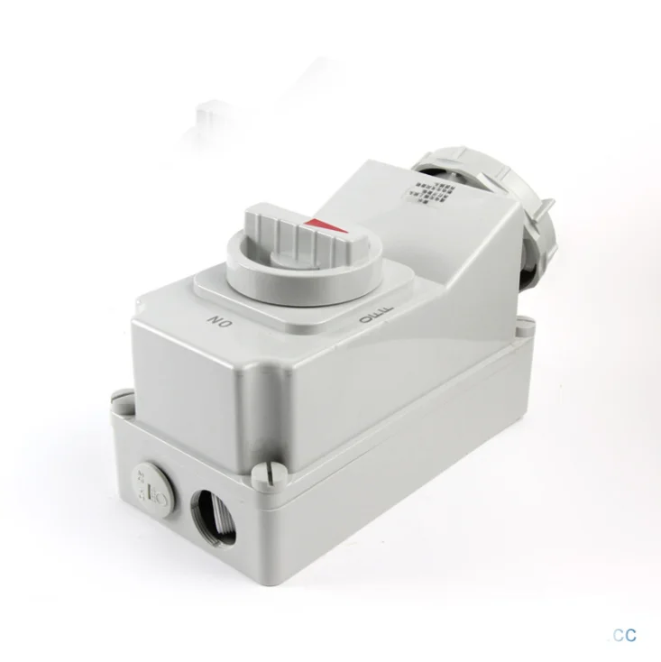 CHENF IP67 230V 16A 32A 63A 3P 4P 5P CEE/IEC International Standard Socket with Switches and Mechanical Interlock CF7012 CF5793