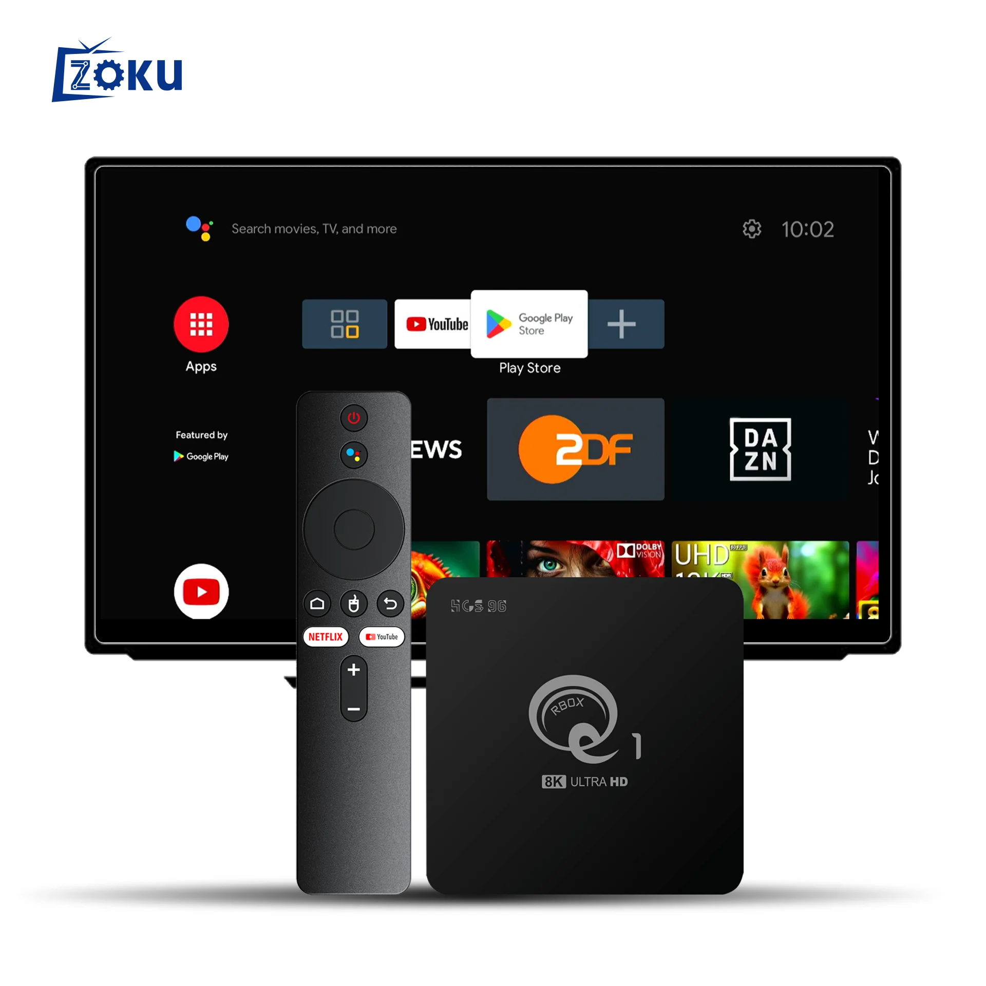 Смарт-ТВ-приставка на Android 14 0 HCS96-Q1 от производителя