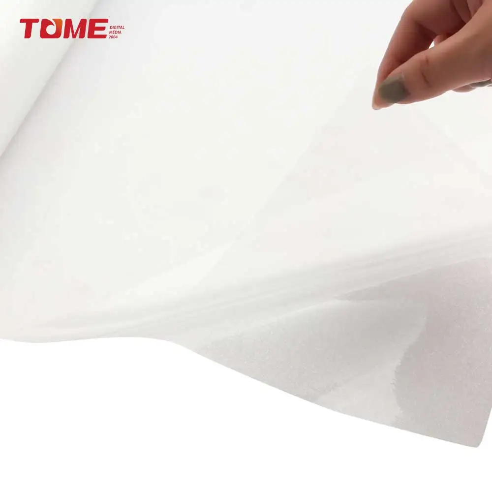 TOME direct Factory price window decoration sticker Transparent removable glue window film