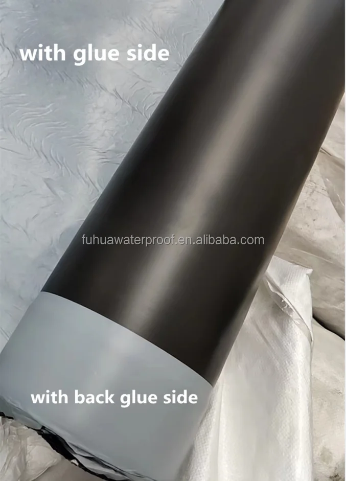 Easy Construction Self Adhesive Waterproof Construction EPDM Rubber Roofing Waterproof Membrane