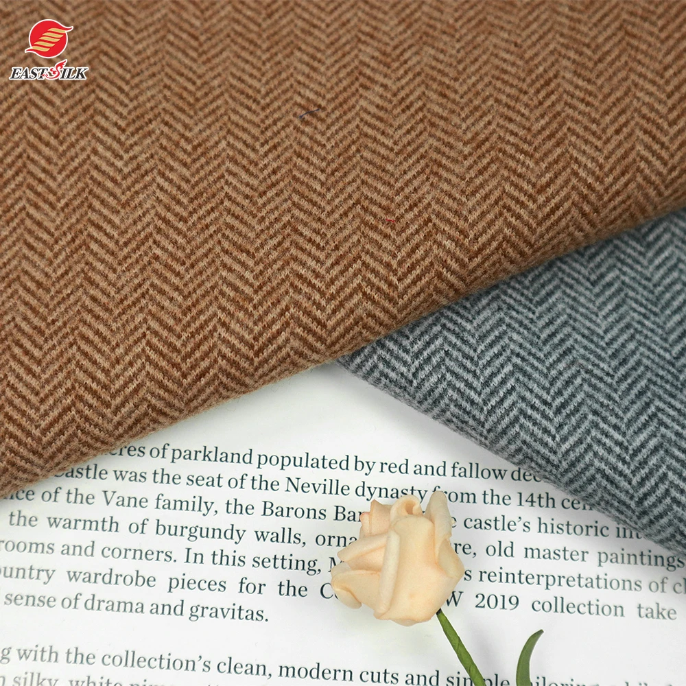 Wholesale Knitted 100% polyester Herringbone twill bonded polar fleece and TPU soft shell fabric for outdoor winter coat