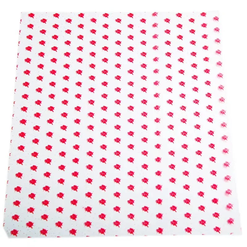 Custom Papel Celofan Sheets Floral Candy Printed Cellophane Paper For Wrapping