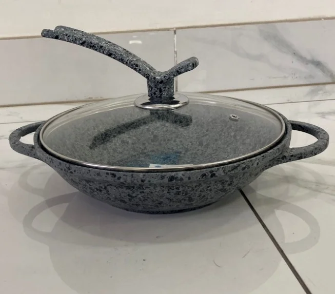 Die cast die-cast aluminum granite coating 24cm 28cm 32cm 36cm 40cm wok