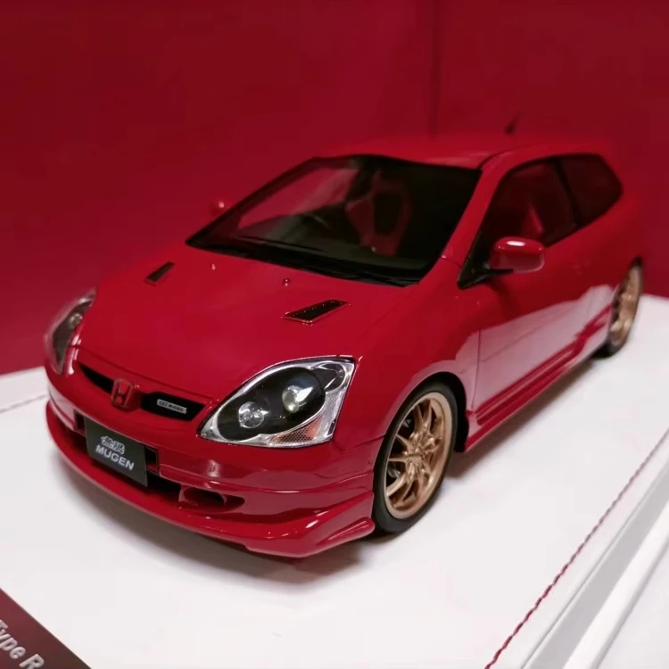 AMC 1:18 Unlimited Civic Coupe Model Mugen Civic Type R EP3 Red