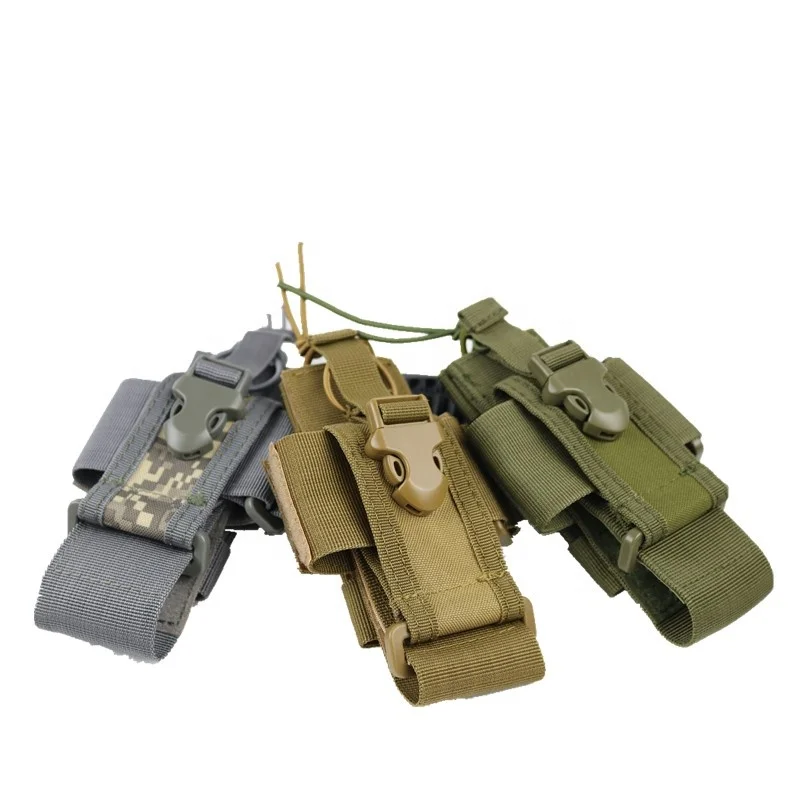 Tactical Radio Holder Interphone Pouch MOLLE Radio Holaster Heavy Duty Bag