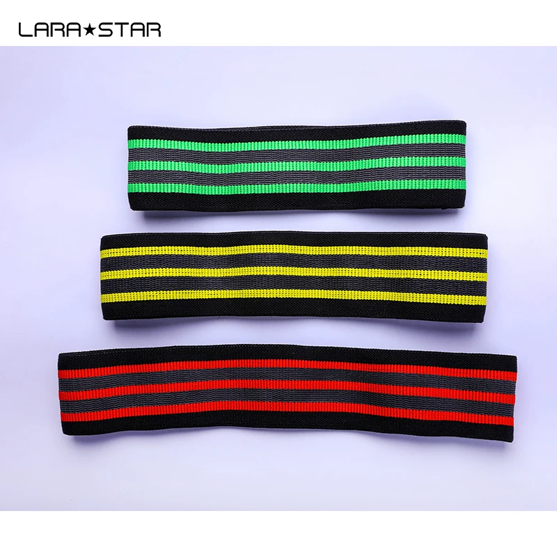 Custom Workout Resistance Band Booty Loop Comfortable Printed Fabric Exercise Leg Hip Circle Band, Fitness Elastic Glute Bands