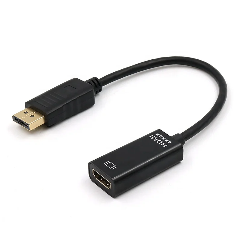 4K DisplayPort to HDMI Adapter 4K DP Display Port to HDMI Female to Male Adapter Cable dp to hdmi