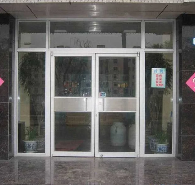 
Good Price Commercial Aluminum Store front Door KFC Shop Front Door 