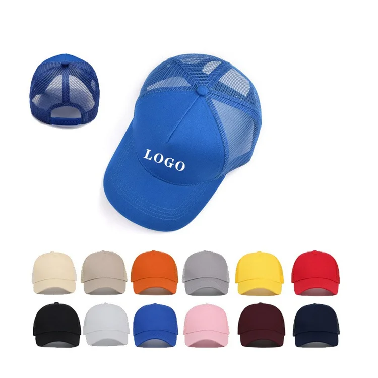 2024 New Arrivals Fashion Embroidery Anime Baseball Cap With Mesh Foam Hat Trucker Cap Custom Logo