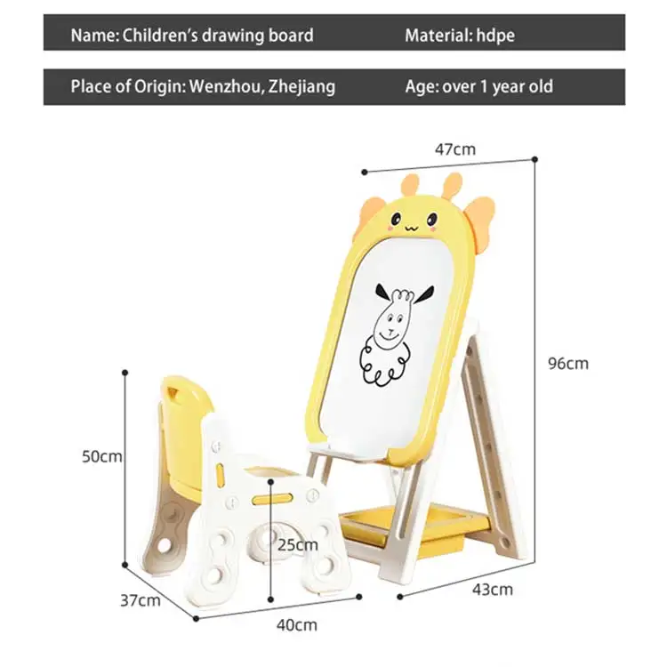 eco-friendly material Kids stable Magnetic Writing Board Toy Dust-free Erasable Magnetic Drawing Board