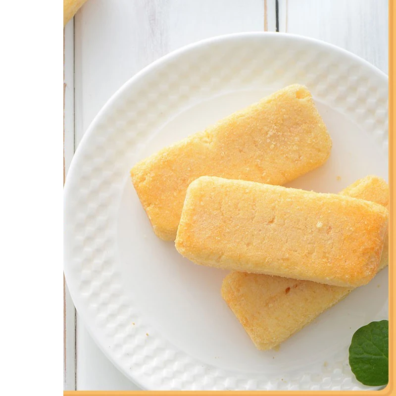 Дядя поп-фабрика вкусный печеный яичный желток молочный хрустящий рисовый крекер детское печенье соленые закуски
