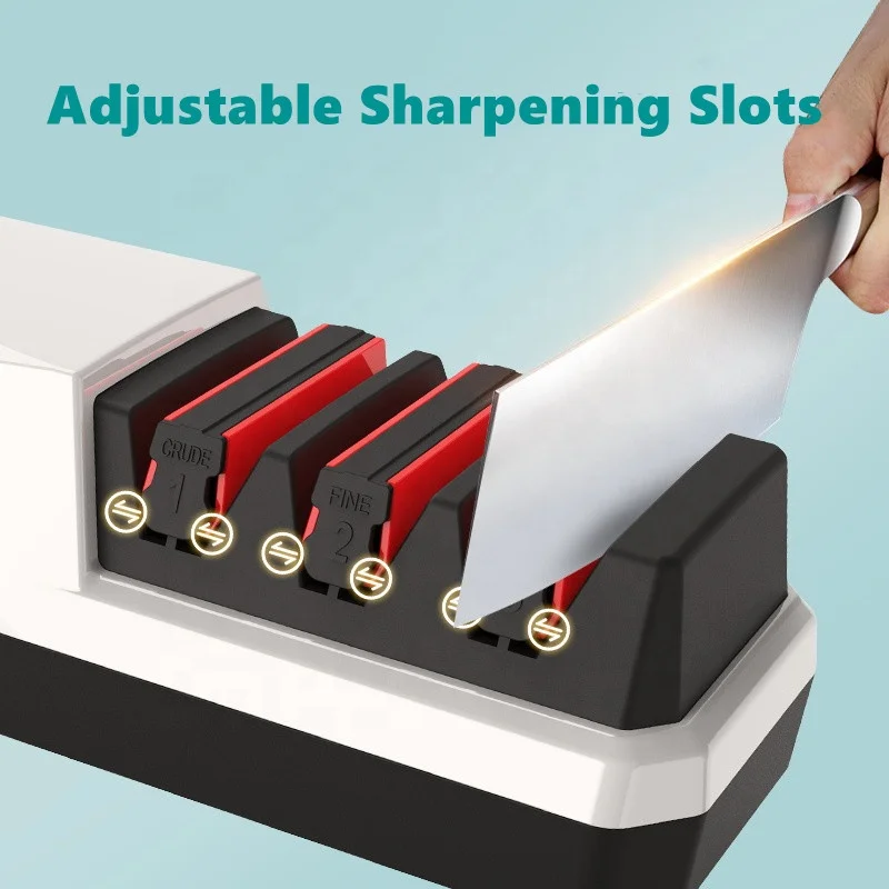 Hot New Electric Knife Sharpener Automatic Household Professional Kitchen Knife Sharpener