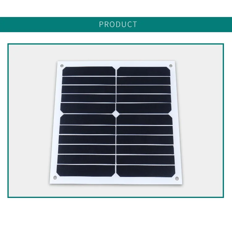 Polycrystalline Silicon Energy Panel Assembly Semi-flexible Solar Panel DIY 280*280mm 11W/12V Photovoltaic Panel Wholesale