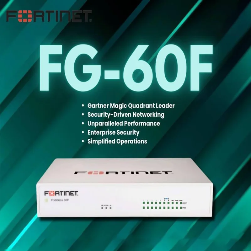 FORTINET FG-60F Fortigate Wired Firewall VPN Fanless Router in Stock