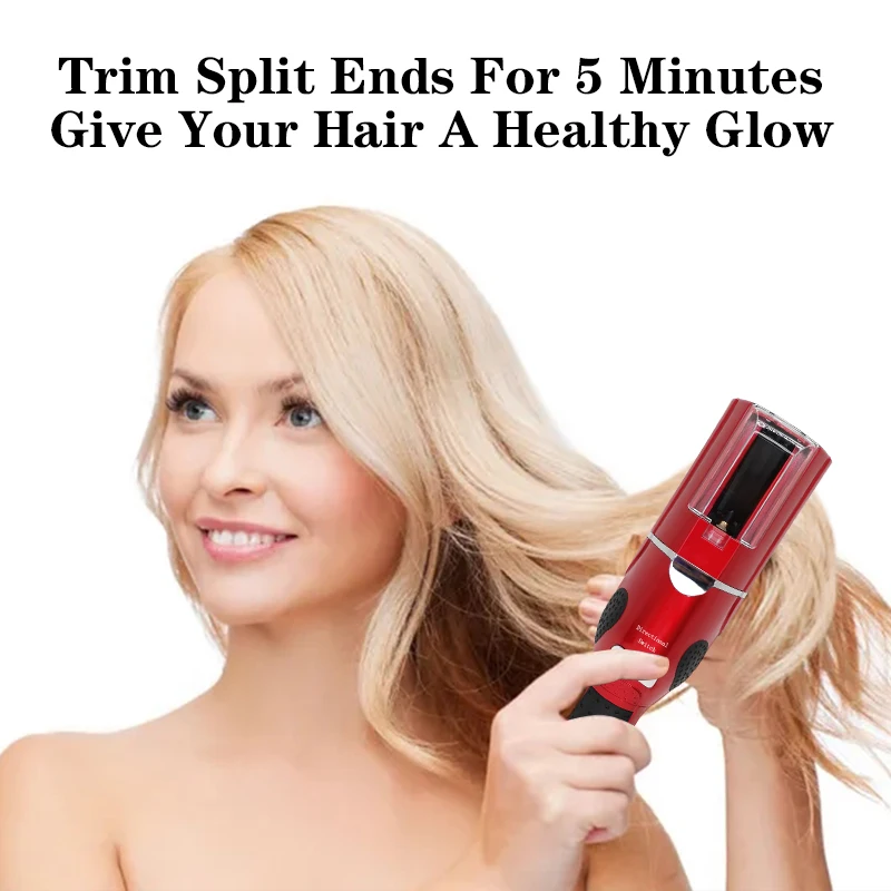 Pro Cordless Mini Split End Lady Hair Trimmer Electric Hair Clippers Trimmer Automatic Hair Split EndsTip Trimmer