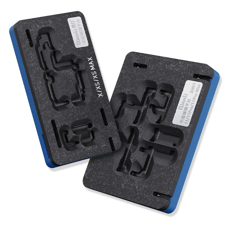 Qianli Motherboard Middle Layer Board BGA Reballing Stencil Plant Tin Platform for iPhone X XS MAX Logic Board Repair