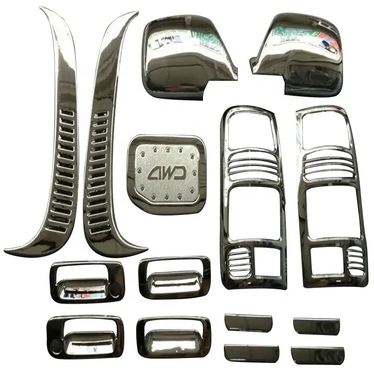 abs chrome full sets for Toyota land cruiser 80 prado fj80 4500 Garnish  fj80 combo kits auto 4x4 accessories 1990-1997