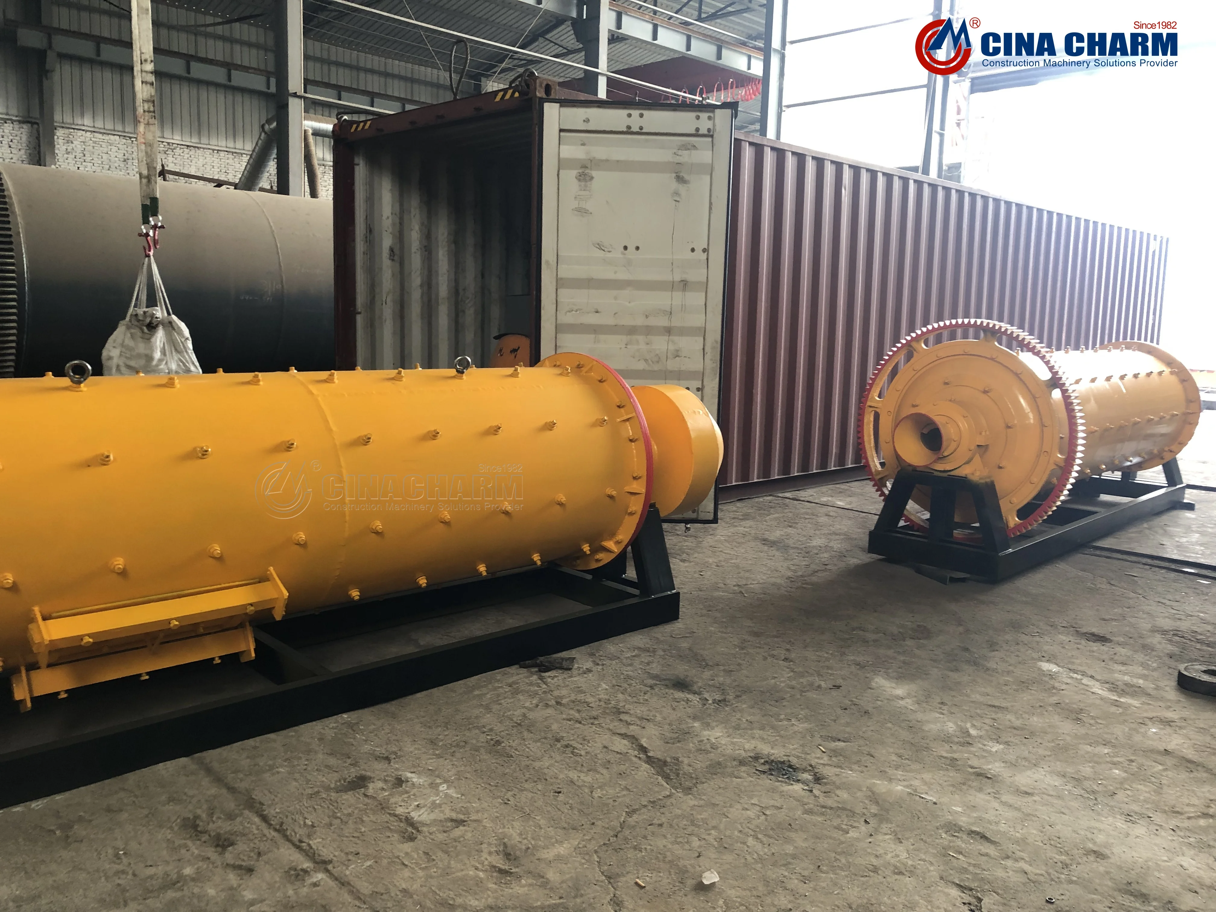 Hot selling Diesel ball mill bauxite batch grinding belt drive ball mill grinding machine