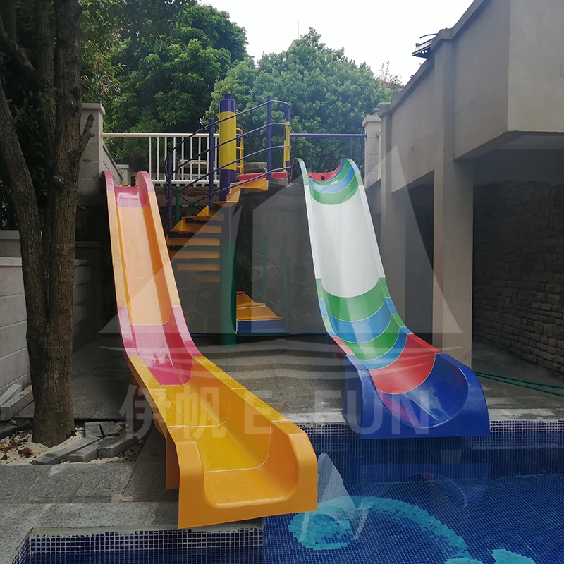 Private Pool Fiberglass Water Slide Backyard Water Play