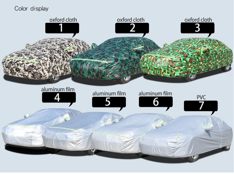 Hotting Sales Heavy Duty Windproof Car Covers Dustproof All Weather Outdoor Car Cover