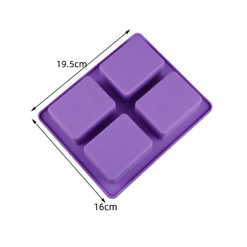 Professional supply kitchen handmade soap mould food grade easy clean silicone soap molds with logo