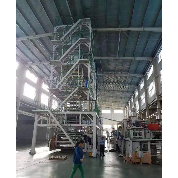 Высококачественный высокоскоростной полипропиленовый ldpe hdpe пластиковый пятислойный экструзионный POF машина для выдувания пленки