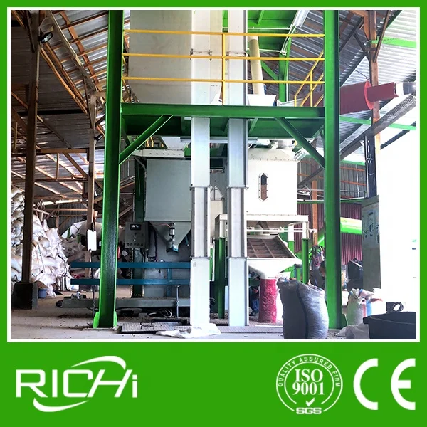 10T/H Automatic Animal Feed Pellet Plant With Auto Batching System / Automatic Feed Pellet Batching System