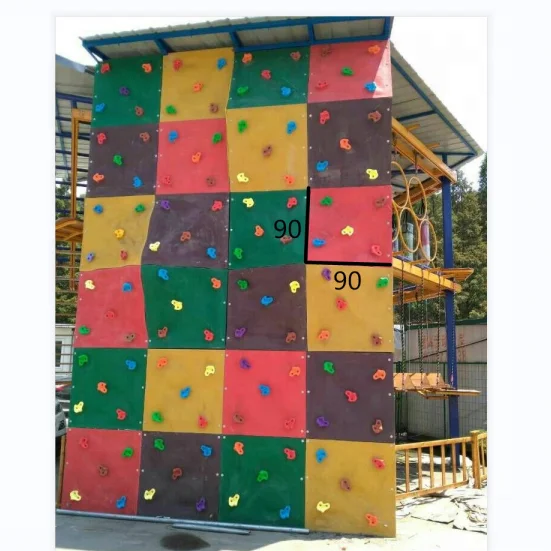 Bouldering Wall Climbing Indoor Traverse Rock Climbing Wall With Safety Equipment